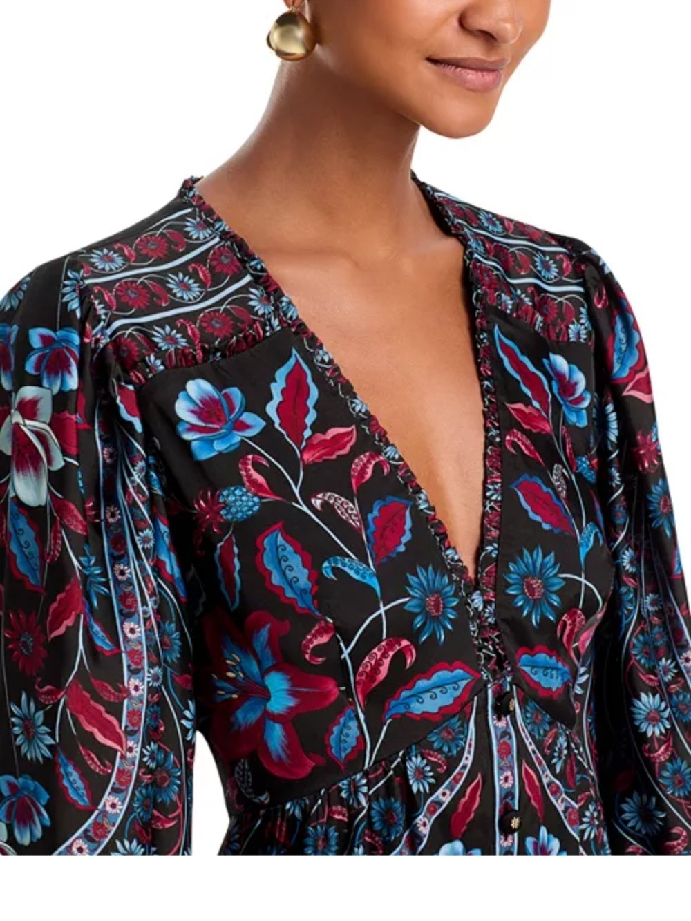 FARM Rio
Marcelle Long Sleeve Mini Dress - Picture 3 of 5